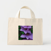 "clématites pourpres " sacs fourre-tout