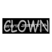 Clown - de Sociale Persoonlijke Kaart van Media Visitekaartje