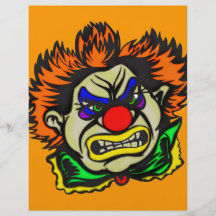 Clown mauvais violent prospectus