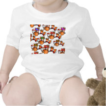 clown vissen rompers