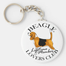 Club d'amants de beagle porte-clé