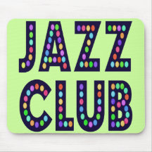 Club de jazz tapis de souris