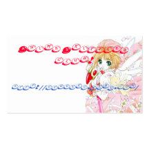 Club de quilles d'Anime ! Modèles De Cartes De Visite