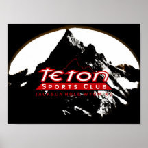 Club de sports de Teton Posters