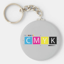 CMYK pré-compriment des couleurs Porte-clé