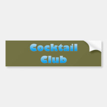 Cocktail club adhésif pour voiture