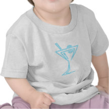 Cocktail publicité de néon néon sign t-shirt