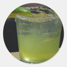 Cocktails van het Ijs van de Dranken van Margarita Ronde Stickers