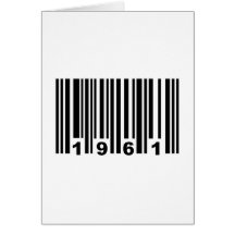 code barres 1961 carte