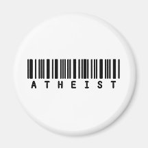 Code barres athée aimants pour réfrigérateur