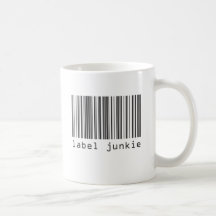 Code barres - drogué d'étiquette tasse à café