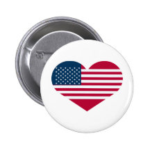 Coeur américain badges