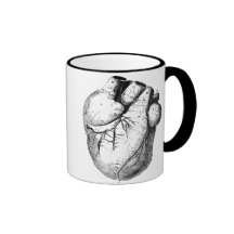 Coeur anatomiquement correct tasse à café