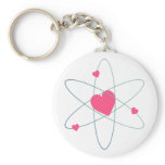 Coeur atomique Keychain