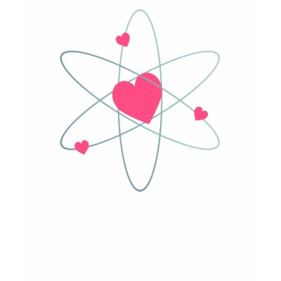 Coeur atomique t-shirts par enchantedtoast