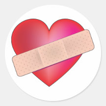 Coeur curatif adhésif