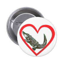 Coeur d'alligator badge