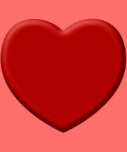 Cœur d'amour rouge valentin t-shirt