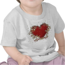 coeur de bébé t-shirt