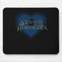 Coeur de bleu de ménagère de Siouxsie Tapis De Souris