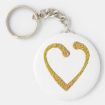 Coeur de caramel au beurre porte-clefs