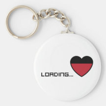 Coeur de chargement porte-clefs