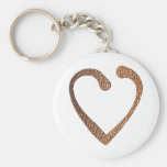 Coeur de chocolat porte-clé