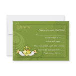 Coeur de Claddagh d'Irlandais épousant les cartes 