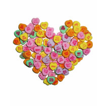 Coeur de coeurs de sucrerie de Valentine T-shirt