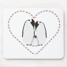 coeur de famille tapis de souris