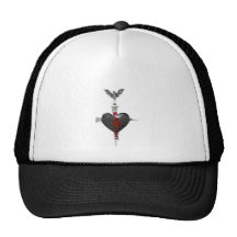 coeur de goth casquettes de camionneur