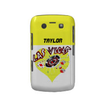 Coeur de jaune de joueur de Las Vegas Coques Blackberry