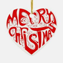 Coeur de Joyeux Noël d'OPUS Ornement De Noël