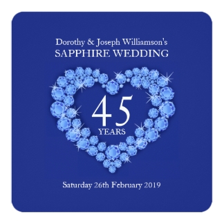 cadeaux 45 ans mariage