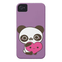 Coeur de panda coques iPhone 4 Case-Mate