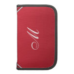Coeur de rouge de Monogramed Agendas