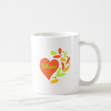 Coeur de salle de bal mugs