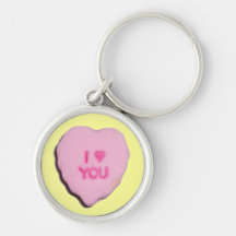 Coeur de sucrerie de Valentine Porte-clef