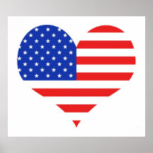 Coeur des Etats-Unis Poster