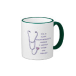 Coeur d'infirmière de directeur de cas mugs
