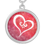 Coeur d'un rouge ardent ! Collier