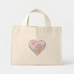 Coeur en pastel multicolore sac