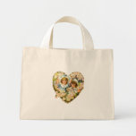 Coeur floral de garçon et de fille sac