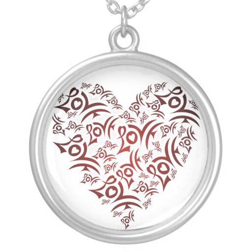 coeur grunge pendentif