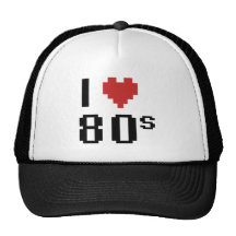 Coeur I les années 80 Casquettes