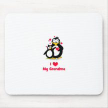 Coeur I ma grand-maman Tapis De Souris