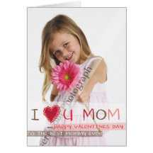 Coeur I vous MAMAN Cartes