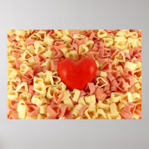 Coeur isolé poster