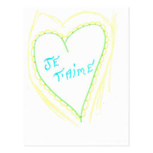 COEUR JE T'AIME0001.jpg Carte Postale