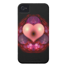 Coeur joyeux coque iPhone 4
